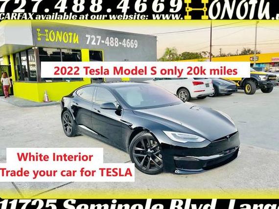 TESLA MODEL S 2022 5YJSA1E54NF464627 image